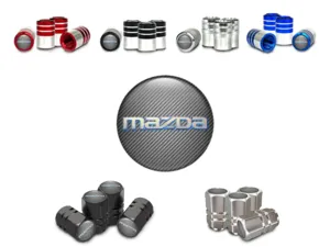 Mazda Reifenventil Abdeckungfür Fahrräder Minimal